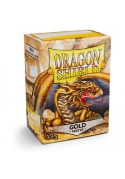 Протекторы Dragon Shield матовые Gold (100 шт.)