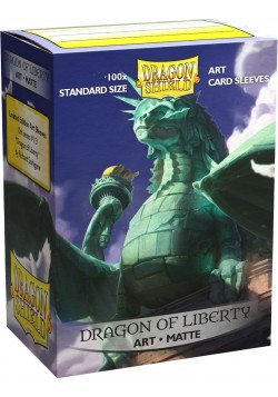 Протекторы Dragon Shield матовые с артом Dragon of Liberty (100 шт.)