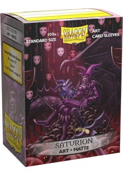 Протекторы Dragon Shield матовые с артом Saturion (100 шт.)