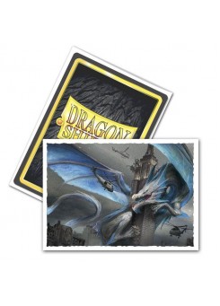 Протекторы Dragon Shield матовые с артом Empire State Dragon (100 шт.)