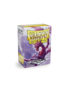 Протекторы Dragon Shield прозрачные матовые пурпурные - See Thru (100 шт.)