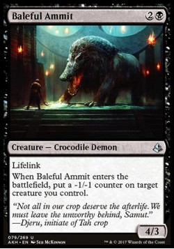 Baleful Ammit