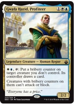 Gwafa Hazid, Profiteer