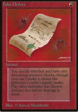 False Orders