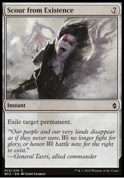 Scour from Existence