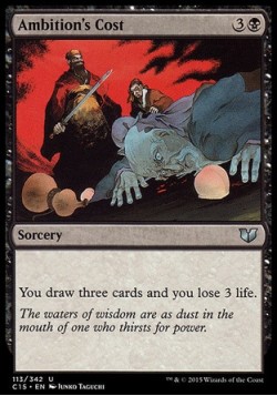 Ambition's Cost