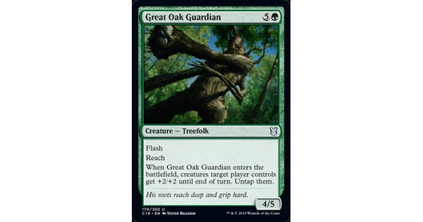 170/302 - Commander 2019 Great Oak Guardian Uncommon