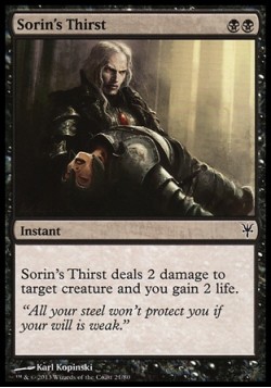 Sorin's Thirst