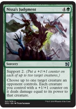 Nissa's Judgment