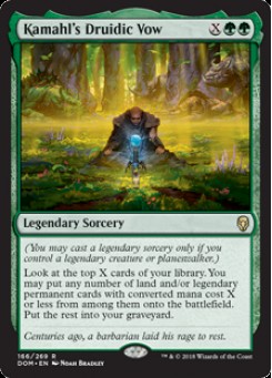 Kamahl's Druidic Vow