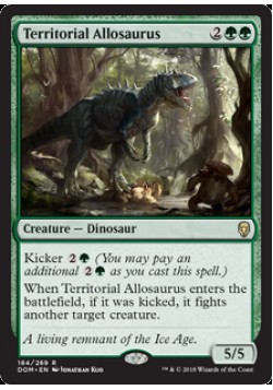 Territorial Allosaurus