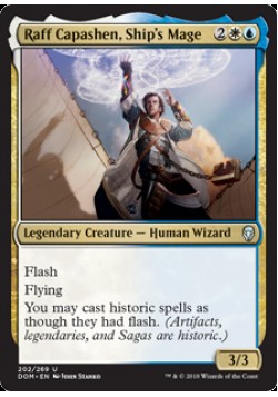 Raff Capashen, Ship's Mage