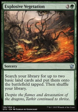 Explosive Vegetation
