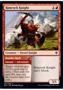 Rimrock Knight // Boulder Rush