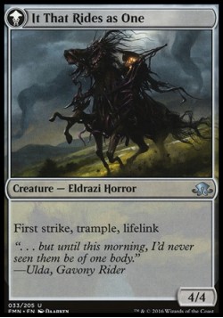 It That Rides as One