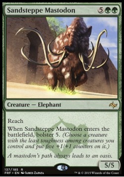 Sandsteppe Mastodon