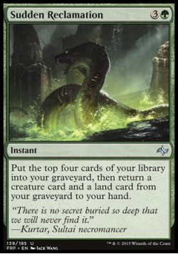Sudden Reclamation