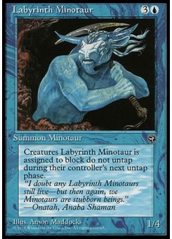 Labyrinth Minotaur (A)