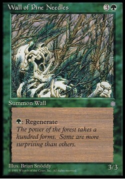 Wall of Pine Needles