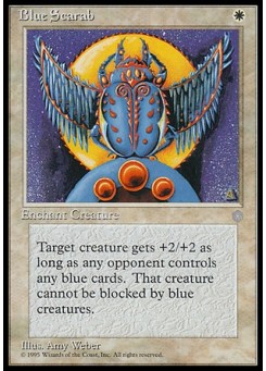 Blue Scarab