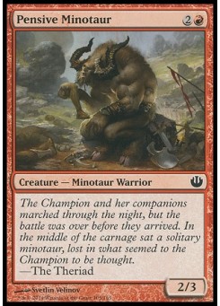 Pensive Minotaur