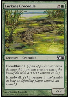 Lurking Crocodile