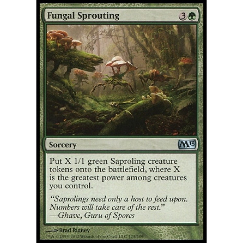 Scryfall mtg. Карта МТГ зеленый Сапролинг. Sprout MTG. Saprolings MTG Creation. Fungus Deck MTG.