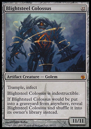 Blightsteel Colossus-99 | MTG | Mirrodin Besieged