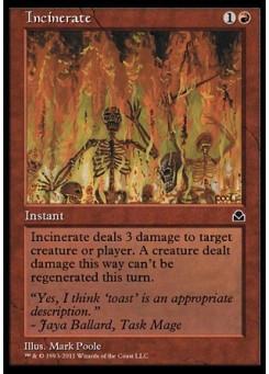 Incinerate
