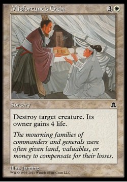 Misfortune's Gain