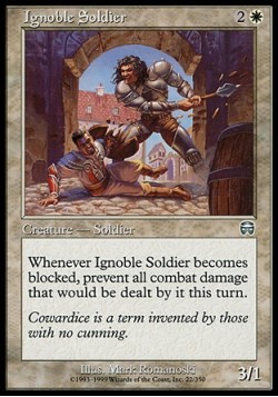 Ignoble Soldier