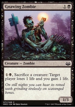 Gnawing Zombie