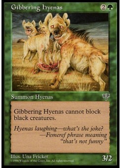 Gibbering Hyenas