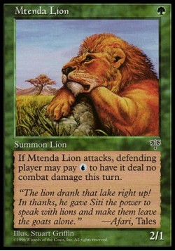 Mtenda Lion