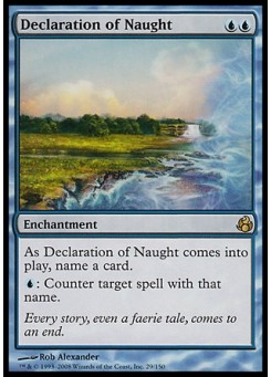 Declaration of Naught