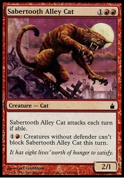 Sabertooth Alley Cat