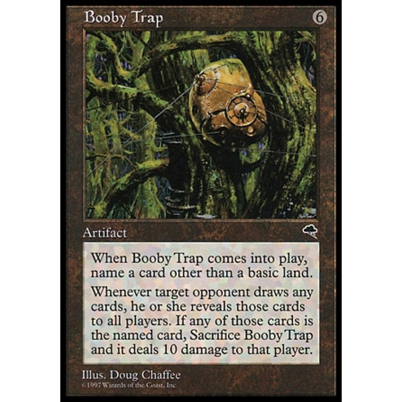 Booby Trap. Sacrifice Artifact 4 Damage MTG. Booby Trap Urban. Altar of Dementia. Boobie trap