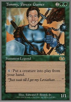 Timmy, Power Gamer