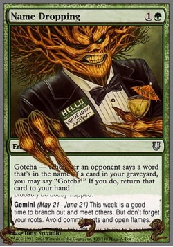 Name Dropping