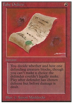 False Orders