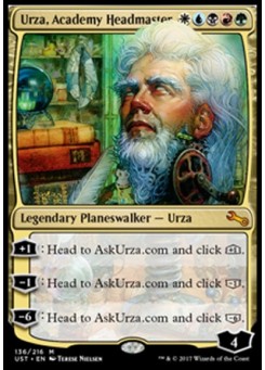 Urza, Academy Headmaster