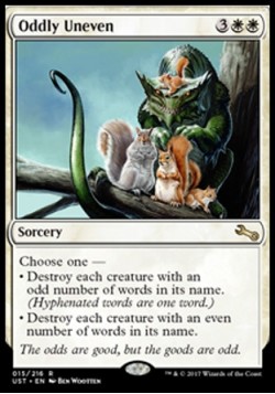 Oddly Uneven