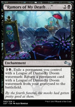 "Rumors of My Death . . ."