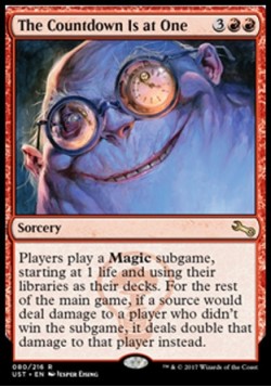 The Countdown Is at One