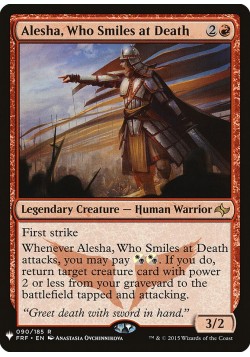 Alesha, Who Smiles at Death