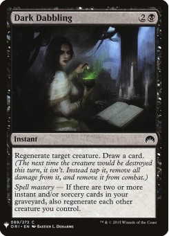 Dark Dabbling