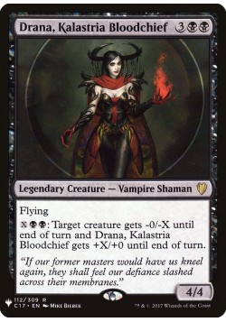 Drana, Kalastria Bloodchief