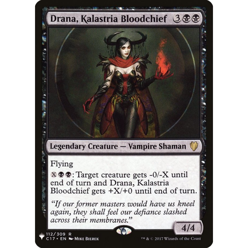 Drana, Kalastria Bloodchief 