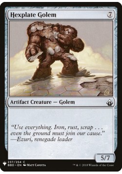Hexplate Golem