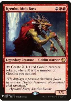 Krenko, Mob Boss